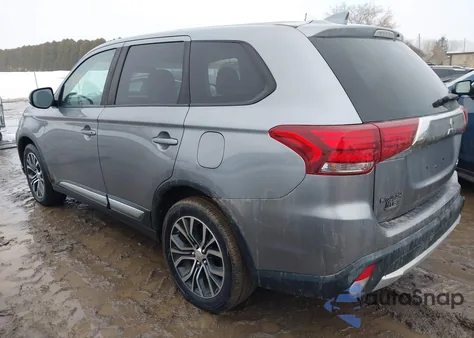 2017 Mitsubishi Outlander Es z USA, uszkodzony, nr VIN JA4AZ2A33HZ050620